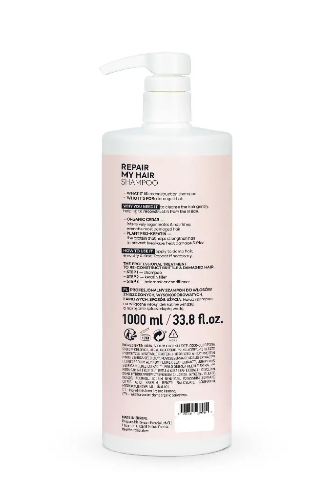 39944E_5 Repair My Hair Shampoo, 1000 ml back.webp
