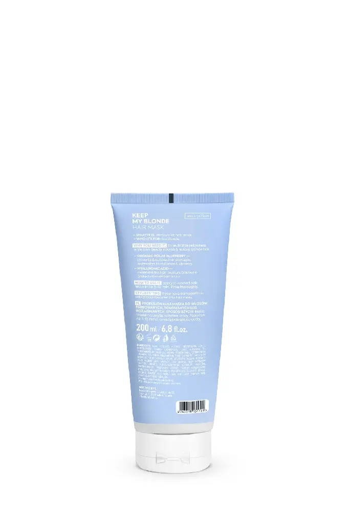 51151E_5 Keep My Blonde Mask Anti-Yellow, 200 ml back.webp