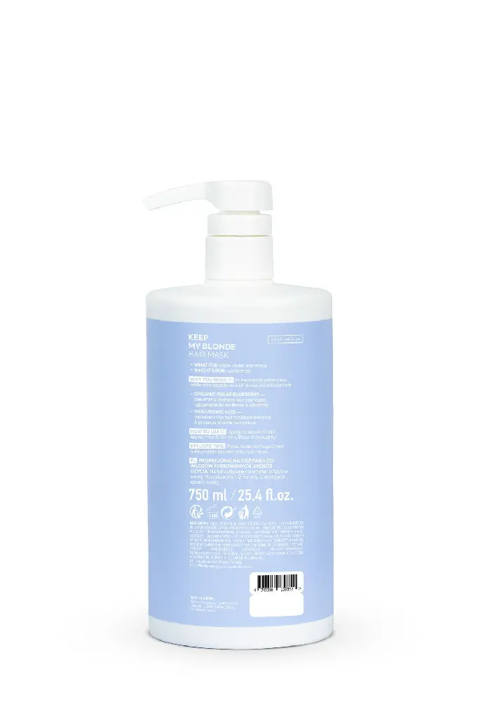 39852E_5 Keep My Blonde Mask Anti-Yellow, 750 ml back.webp