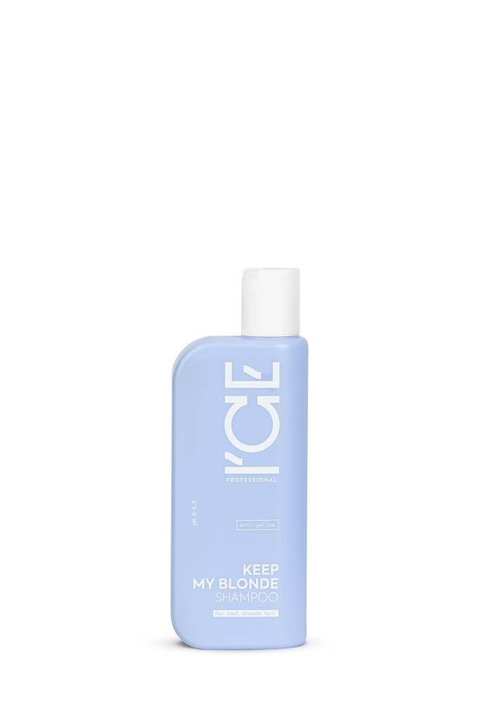 [ICE Professional- Keep My Blonde] ICE. Keep My Blonde Shampoo Anti-yellow, 250 ml
