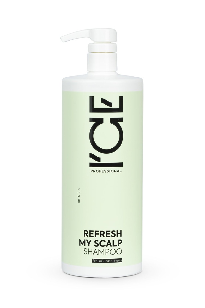 [ICE Professiona- Salon Size] ICE. Refresh My Scalp Shampoo, 1000 ml