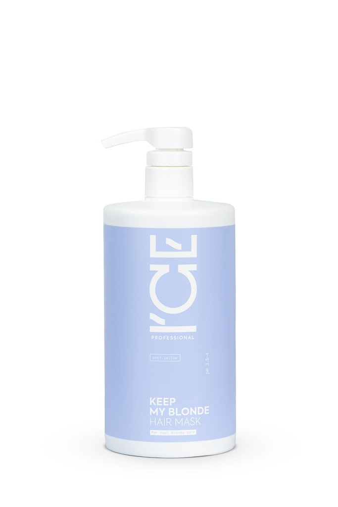 [ICE Professiona- Salon Size] ICE. Keep My Blonde Mask Anti-Yellow, 750 ml