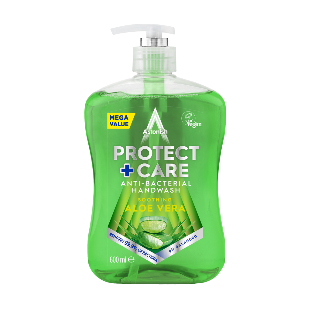 ASTONISH HAND PROTECT-CARE ALOE (PUMP) 600ml - Case of 12
