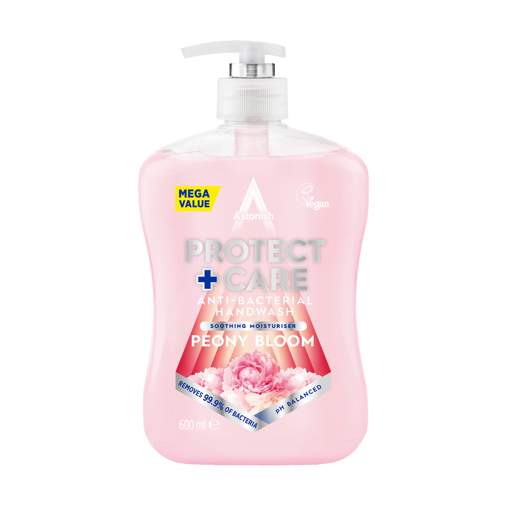 [C4780] ASTONISH HAND PROTECT-CARE PEONY (PUMP) 600ml - Case of 12
