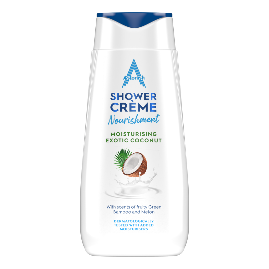 [C5730] ASTONISH SHOWER CREME COCONUT 400ml - Case of 12
