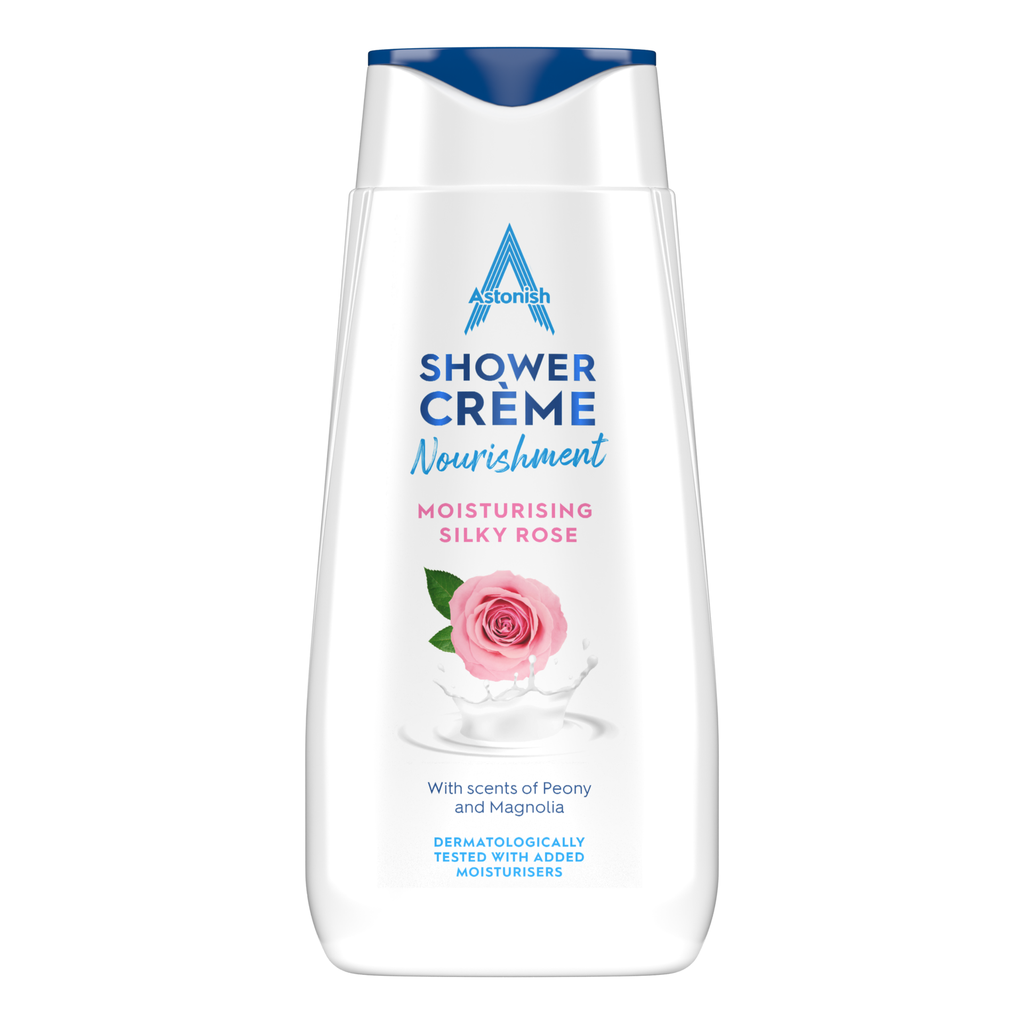 [C5735] ASTONISH SHOWER CREME SILKY ROSE 400ml - Case of 12