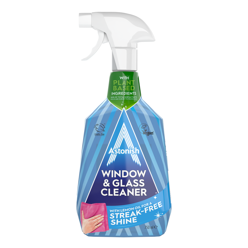 [C1690] ASTONISH WINDOW & GLASS CLEANER LEMON OIL 750ml - Case of 12