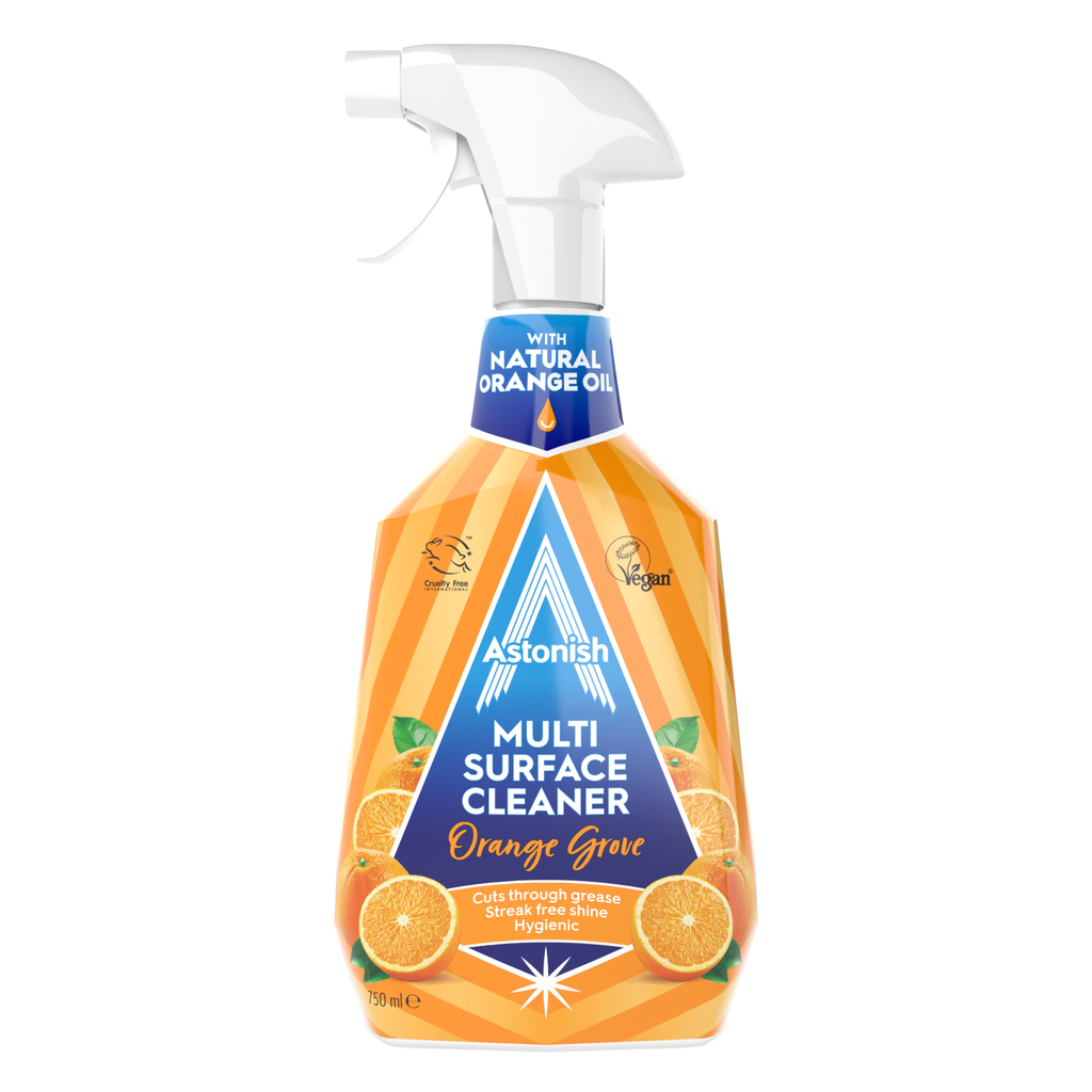 [C1712] ASTONISH MULTI SURFACE ORANGE OIL 750ml - Case of 12