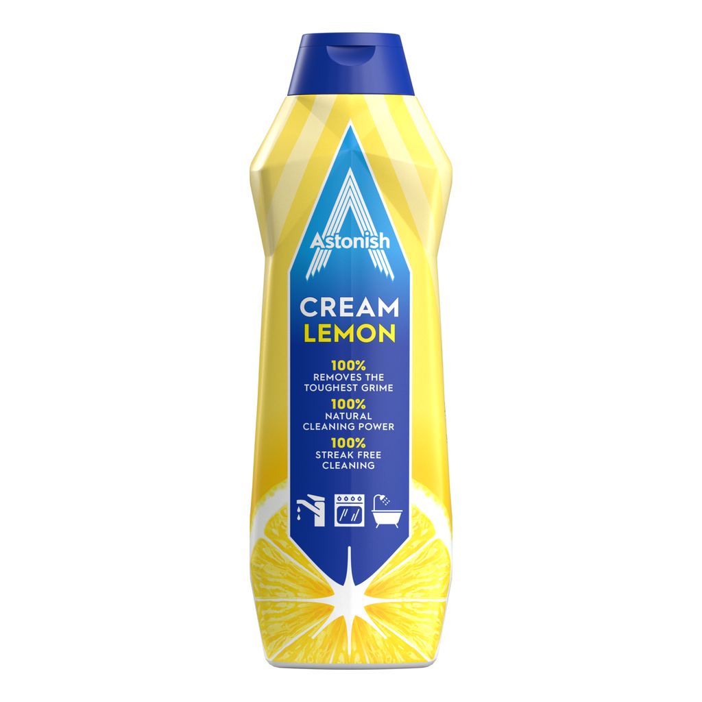 [C2370] ASTONISH CREAM LEMON CLEANER 500ml - Case of 12
