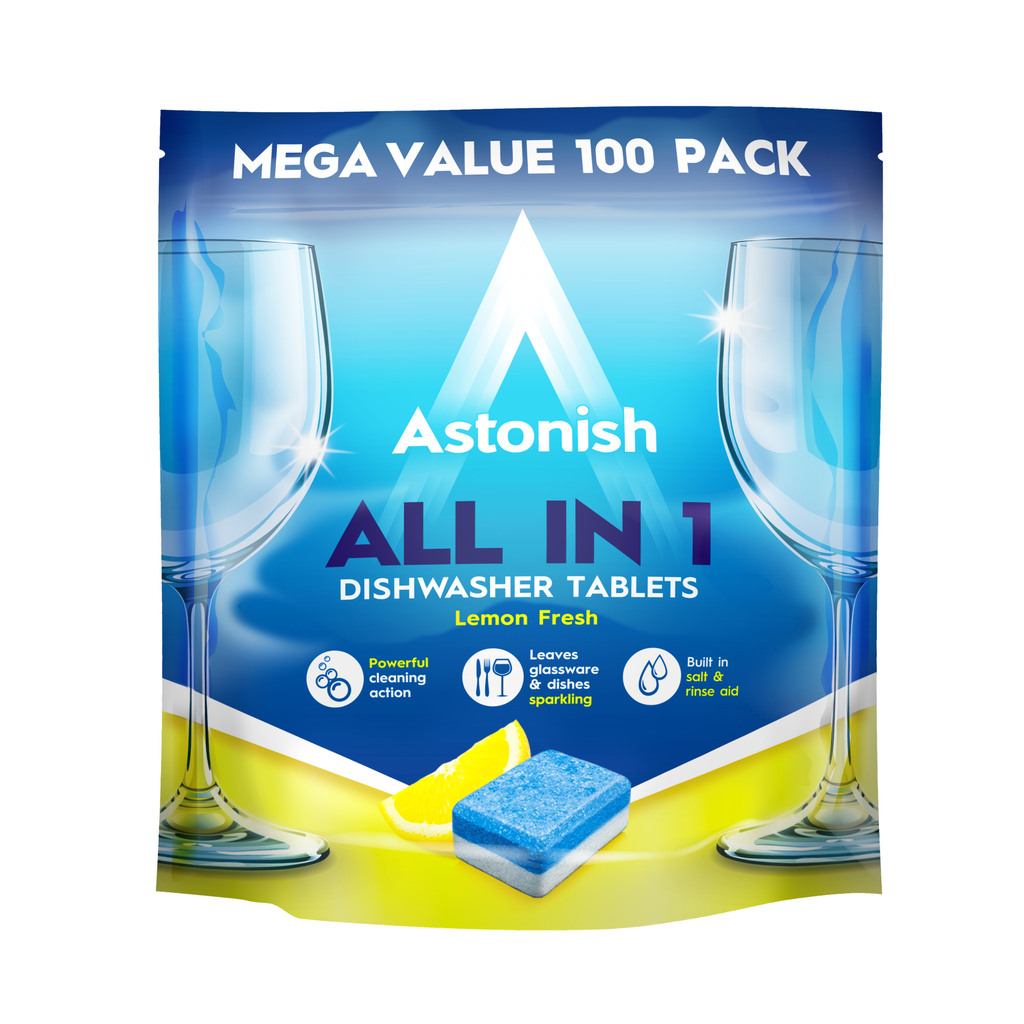 [C2171] ASTONISH DISH TABLETS ALL IN ONE #100s# - Case of 4