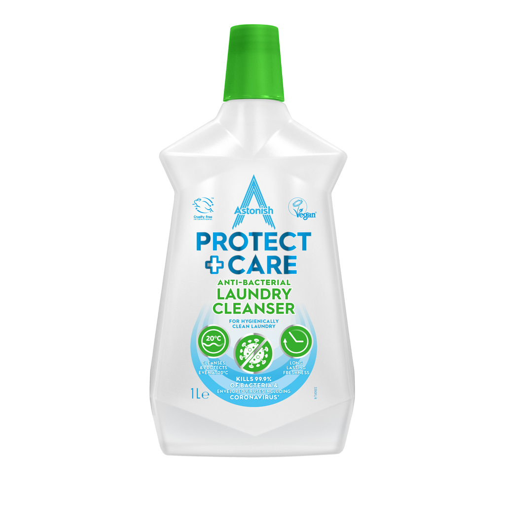 [C3390] ASTONISH LAUNDRY CLEANSER PROTECT-CARE 1ltr - Case of 12