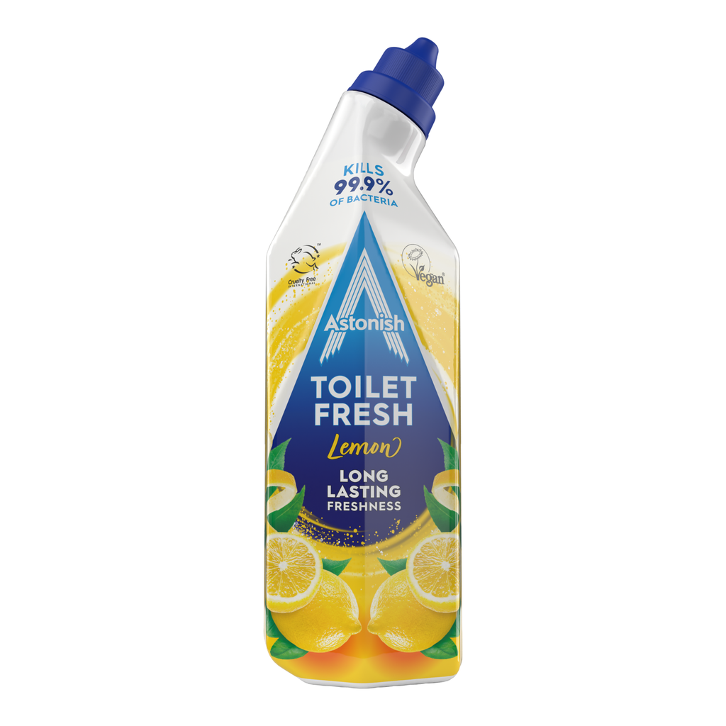 [C2030] ASTONISH TOILET GEL LEMON 750ml - Case of 12