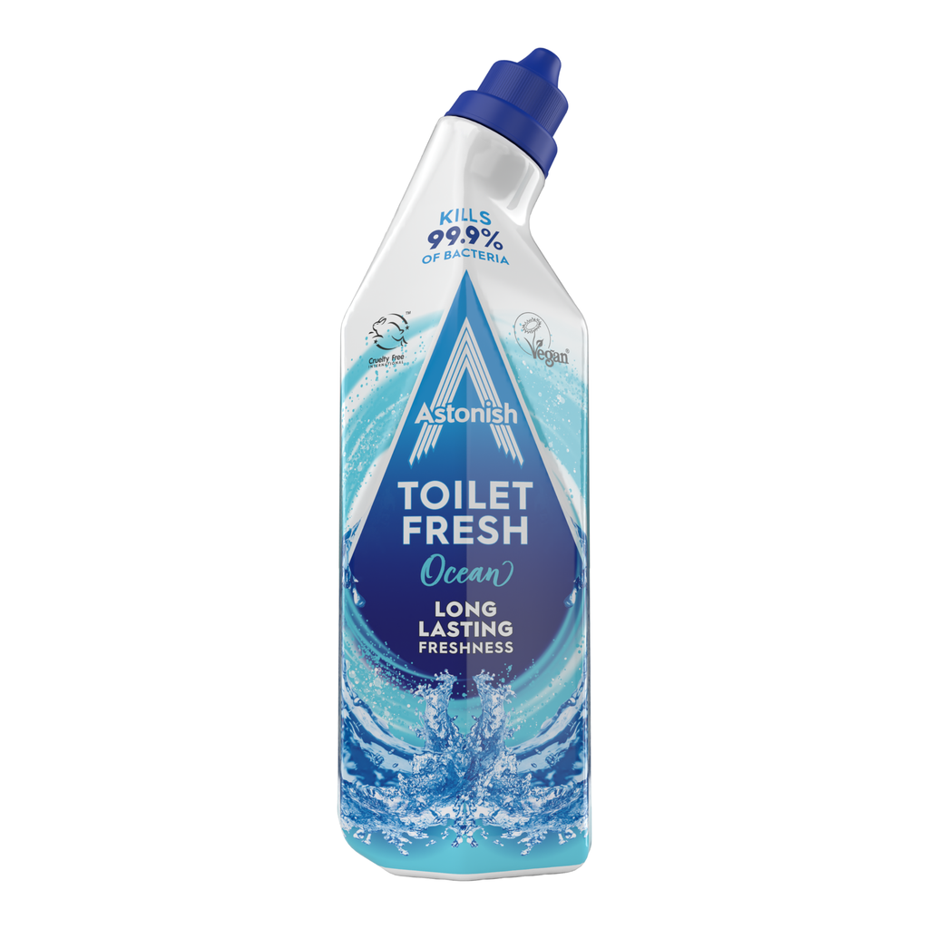 [C2045] ASTONISH TOILET GEL OCEAN 750ml - Case of 12