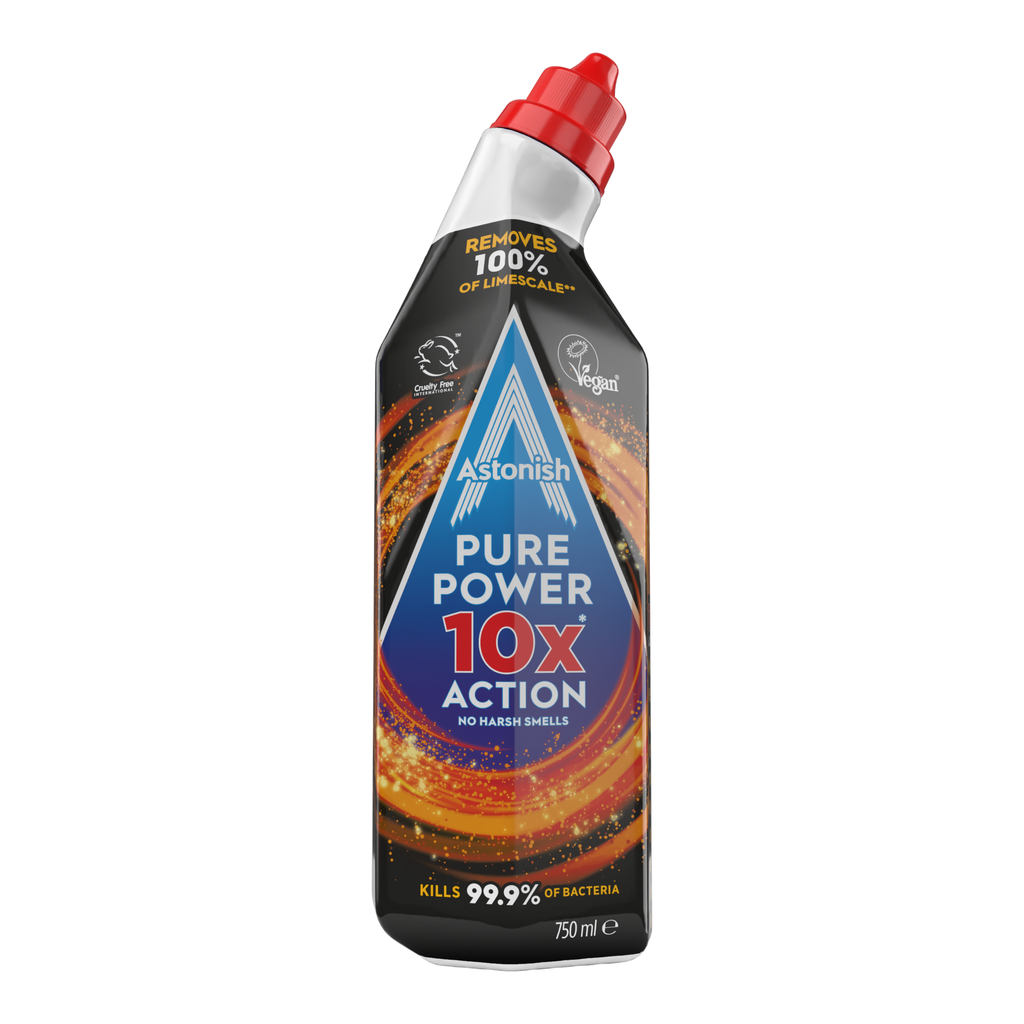 [C2025] ASTONISH TOILET GEL X 10 POWER 750ml - Case of 12